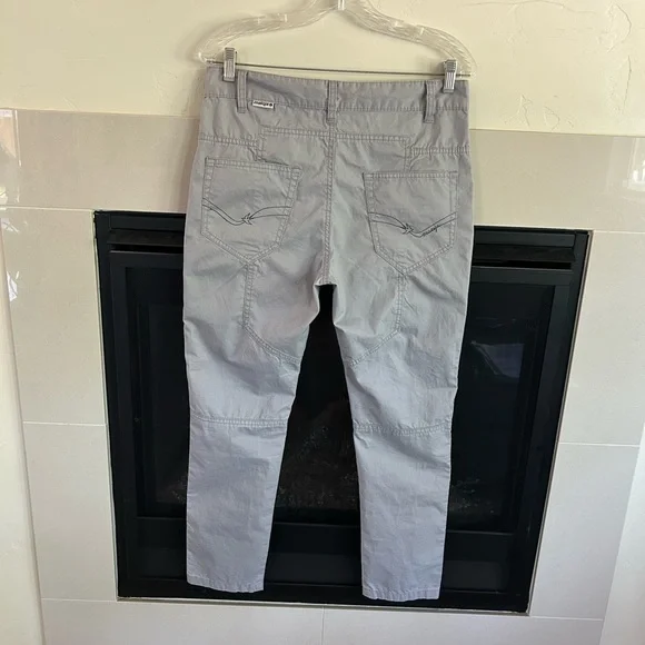 Maloja CharlyM Twill Bike Pants in Light Gray Smoke Size Medium Hiking Outdoors - Picture 3 of 16